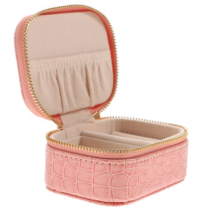 Portable Jewelry Box Organizer Travel Storage Case Ring Necklace Earrings