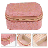 Mini Jewelry Box Organizer Travel Ring Necklace Holder Earring Case