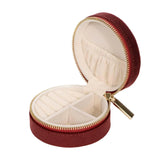 Round Jewelry Box Organizer for Earrings Necklaces Bracelets