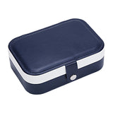 Velvet Lined Jewelry Box Organizer Double Layer for Rings Watches