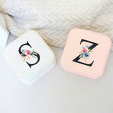 Personalized Travel Jewelry Case with Name - Bridesmaid Gift