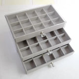 Portable Jewelry Box with 3 Drawers 3 Layers