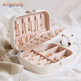 Jewelry Box Zipper Portable Women Display Travel Case
