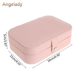 Jewelry Box Zipper Portable Women Display Travel Case