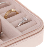 Portable Jewelry Box Travel Organizer Case