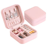 Portable Jewelry Box Travel Organizer Case