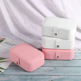 Portable Jewelry Storage Box Earring Holder Organizer Travel Case