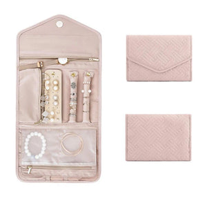 Portable Travel Jewelry Box Organizer Holder Storage