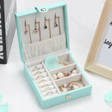 Earring Ring Necklace Holder Display Box Storage Case Jewelry Organizer