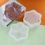 Resin Mold Jewelry Box with Lid Pentagram DIY Craft Storage