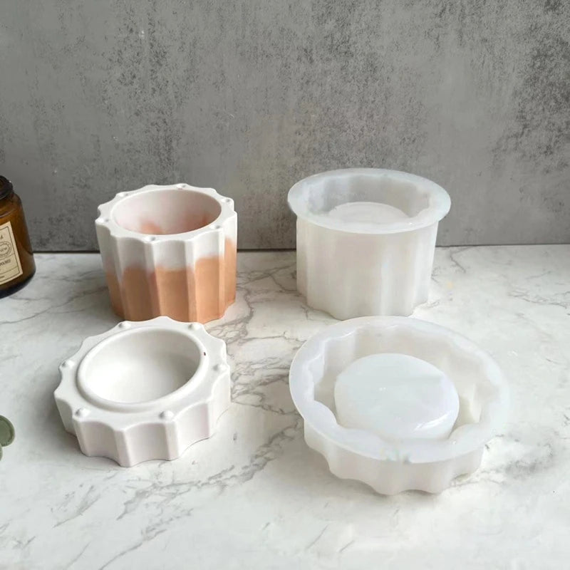 Resin Storage Box Silicone Mold Epoxy Casting Molds