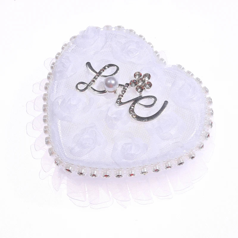 Heart-shaped Ring Case Wedding Rings Holder