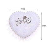 Heart-shaped Ring Case Wedding Rings Holder