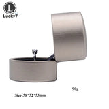 Semicircular Jewelry Box Brushed Pu Leather Display
