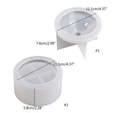 Silicone Jewelry Box Mold with Lid for Epoxy Resin Casting DIY Jewelry Storage