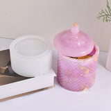 Silicone Jewelry Box Mold with Lid for Epoxy Resin Casting DIY Jewelry Storage
