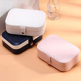 Small Portable Jewelry Box Mini Organizer for Women
