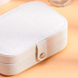 Small Portable Jewelry Box Mini Organizer for Women