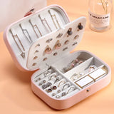 Small Portable Jewelry Box Mini Organizer for Women