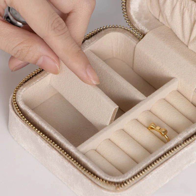 Vintage Velvet Jewelry Box Storage Box Packing Box