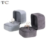 Velvet Jewelry Box for Rings Earrings Necklaces
