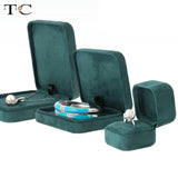 Velvet Jewelry Box for Rings Earrings Necklaces