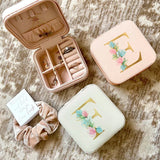 Leather Jewelry Box Women Storage Organizer Travel Display