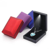 LED Jewelry Box for Ring Necklace Display Gift Boxes