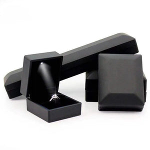 LED Jewelry Box for Ring Necklace Display Gift Boxes