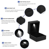 LED Jewelry Box with Light for Earrings