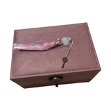 Jewelry Box with Tassel Lock Storage Case