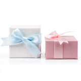 Elegant White Jewelry Box with Lock and Key