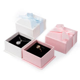 Elegant White Jewelry Box with Lock and Key
