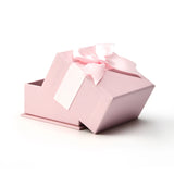 Elegant White Jewelry Box with Lock and Key