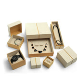 High Paper Jewelry Box Necklace Ring Boxes with Ribbon