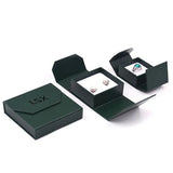 High Paper Jewelry Box Necklace Ring Boxes with Ribbon