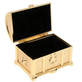 Golden Jewelry Display Case Storage Box