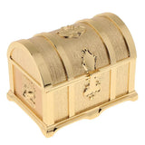 Golden Jewelry Display Case Storage Box