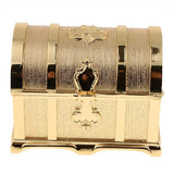 Golden Jewelry Display Case Storage Box