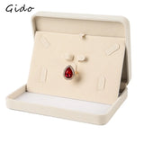 Velvet Jewelry Set Boxes Tray Necklace Storage Display Case