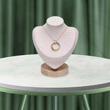 Jewelry Bust Pendant Chain Organizer Stand for Countertop