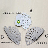 Jewelry Caliper Diamond Sizer Card Gemstone Jewelry Measuring Tool
