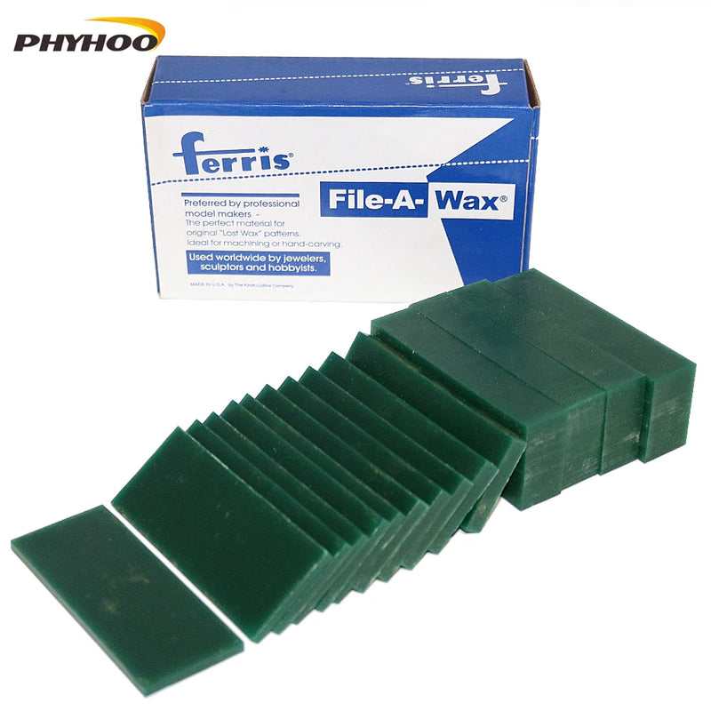 Dark Green Jewelry Carving Wax Block,1 lb, Sliced Casting Wax