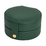 Vintage Style Jewelry Case Faux Leather Necklaces Earrings Rings Holder
