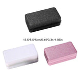 Jewelry Case Mirror Box Storage Organizer Travel Rings Earrings
