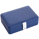Buttoned Jewelry Box Earring Holder Makeup Organizer