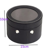 Leather Jewelry Casket Cosmetic Storage Box Makeup Organizer