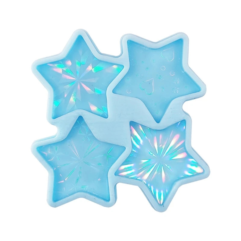 Pentagram Brooch Charm Mold for DIY Crafts