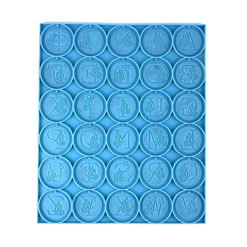 Round Pendant Silicone Resin Mold for Jewelry Making DIY Crafts
