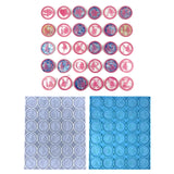 Round Pendant Silicone Resin Mold for Jewelry Making DIY Crafts